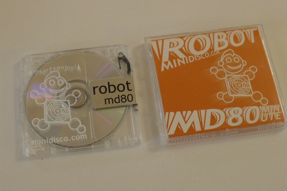 MINIDISCO ROBOT MD80 CLEAR MINIDISC
