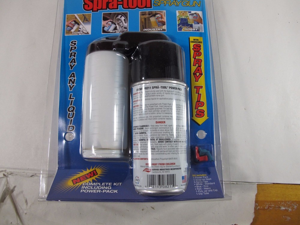 Crown Spra-Tool Spray Gun 8209 Kit includes Power-Pack