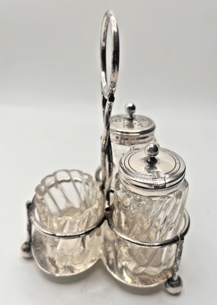 antique condiment set