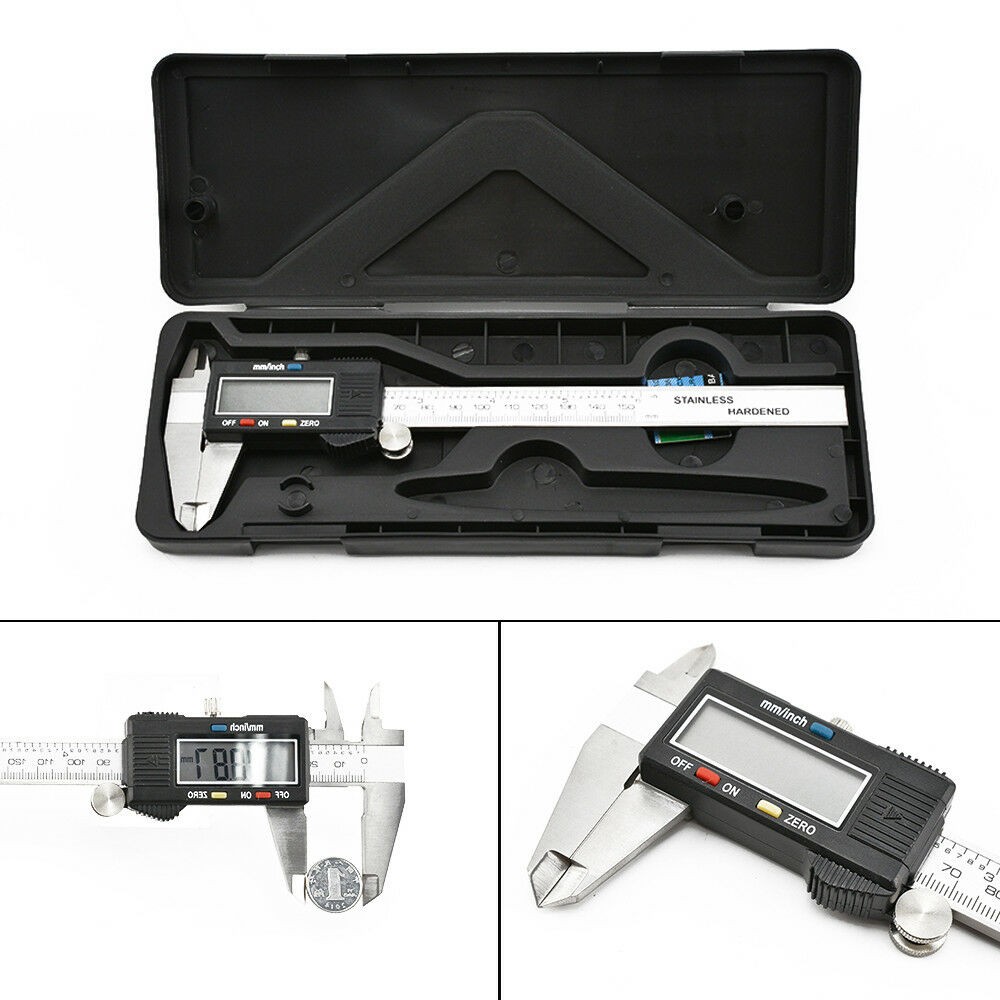 LCD Display Vernier Caliper Micrometer Electronic Measurement Auto Switch Off b