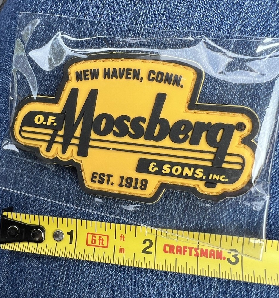 NRA Convention 2026 Houston Mossberg Yellow & Black Hook And Loop Patch