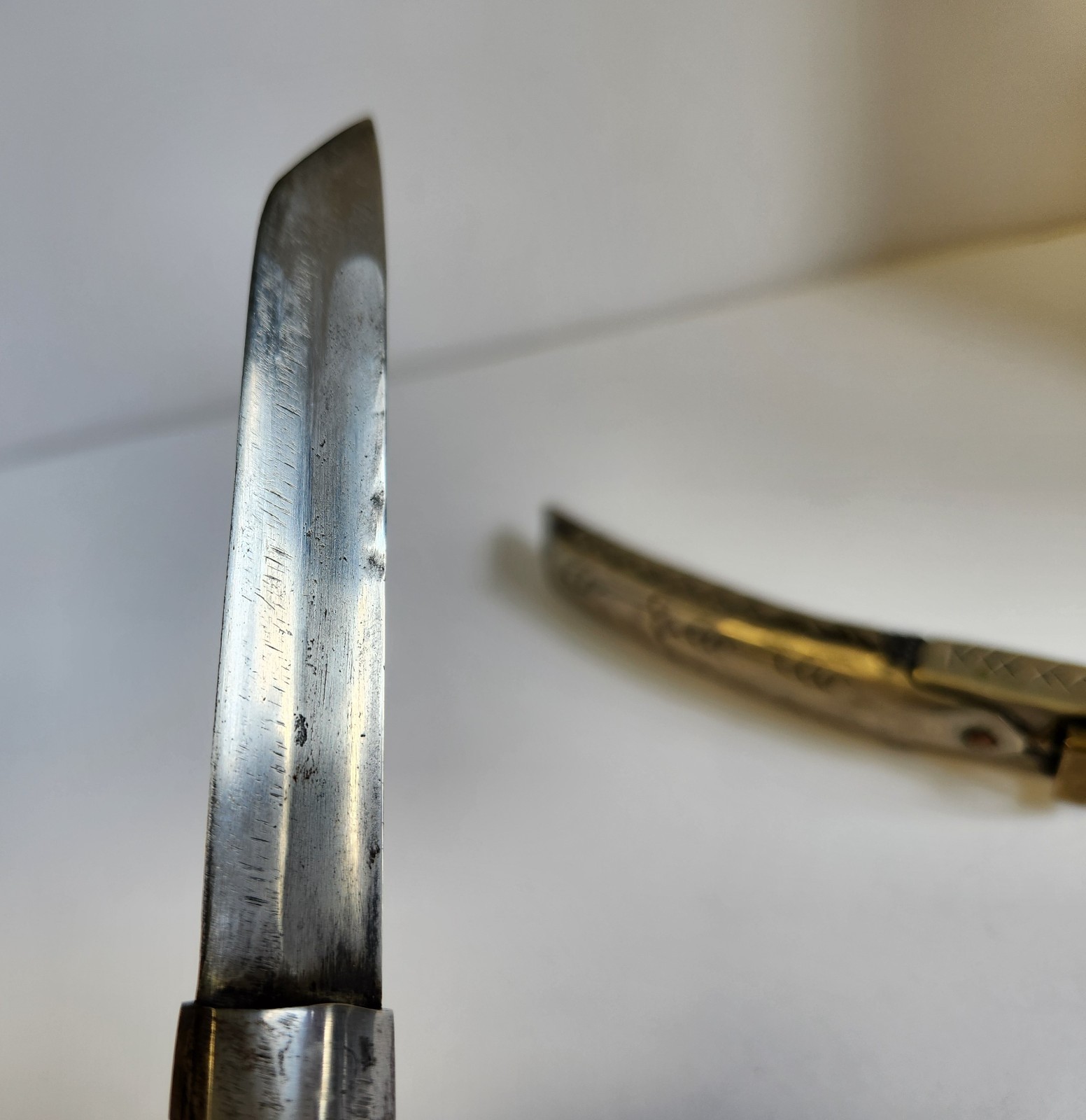 Antique Tibetan Himalayan Turquoise Knife & Sheath Tribal Nomad 6.5" Sheathed