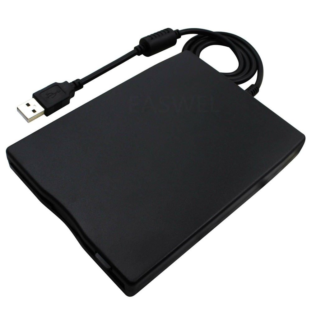 3.5" 1.44MB USB Slim External Floppy Disk Drive Reader for Laptop PC Computer US