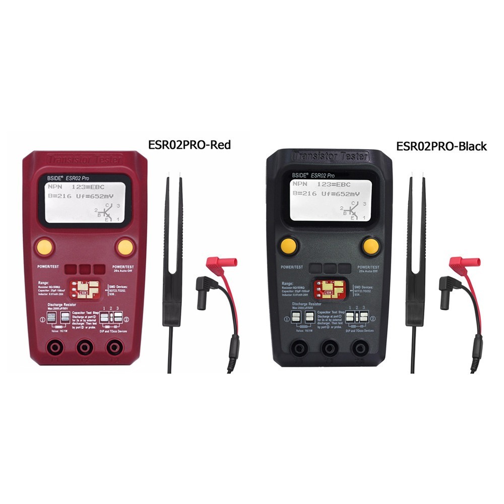 Digital Multi Tester BSIDE ESR02 Pro for Electronic Components Analysis