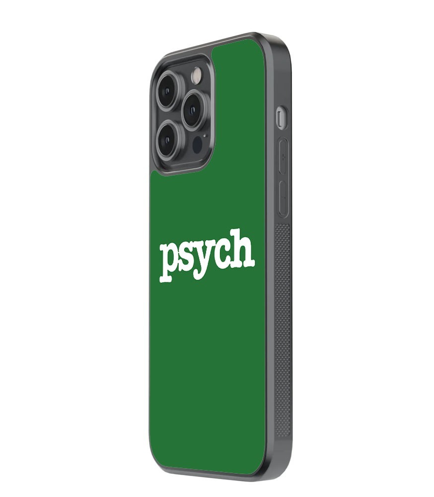 Psych Logo Premium Soft Rubber iPhone Case