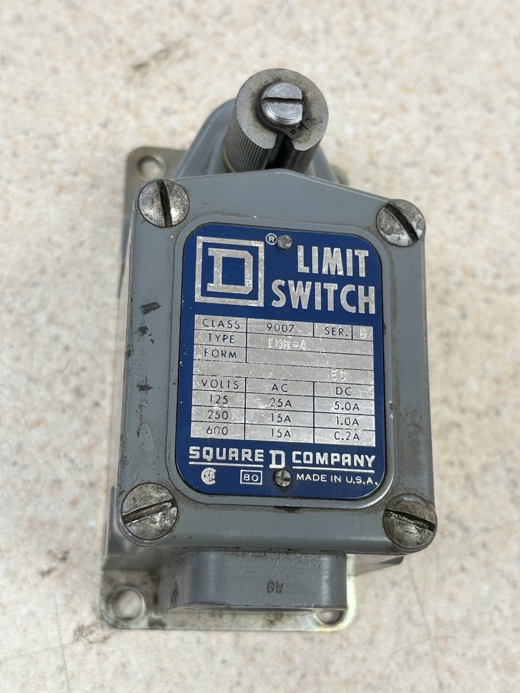 Square D 9007TUB4 Limit Switch