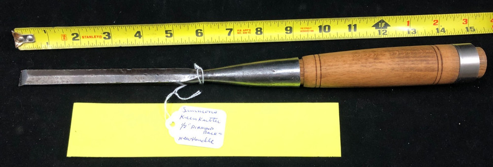 Vintage Simmons Keen Kutter 1/2" Diamond Back Framing Mortice Chisel