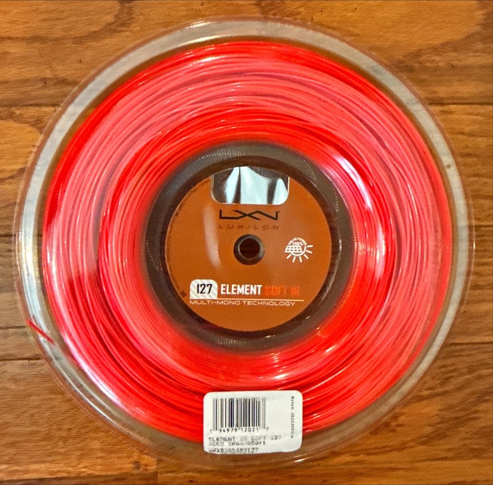 Luxilon Element 127 Soft IR Tennis String - Reel