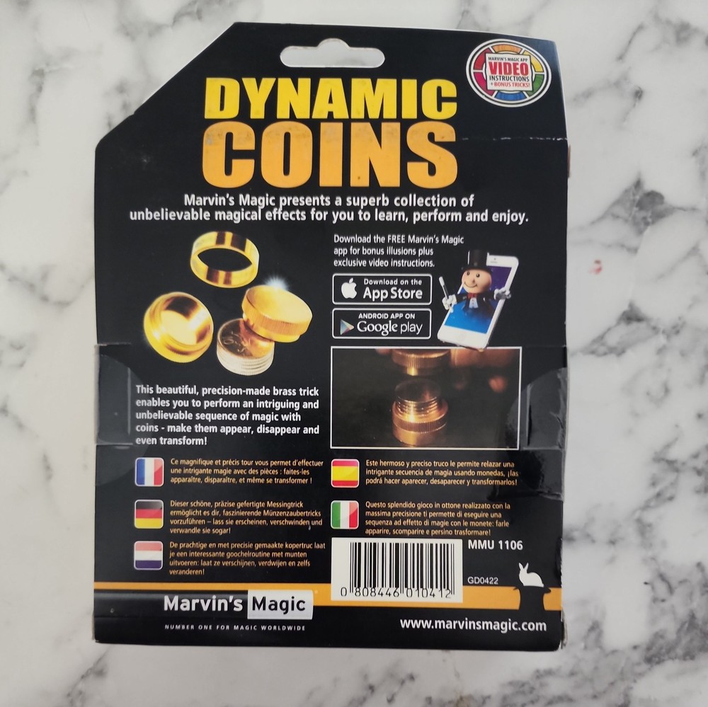 Marvin's Magic - The Dynamic Coins Amazing Trick Set NEW