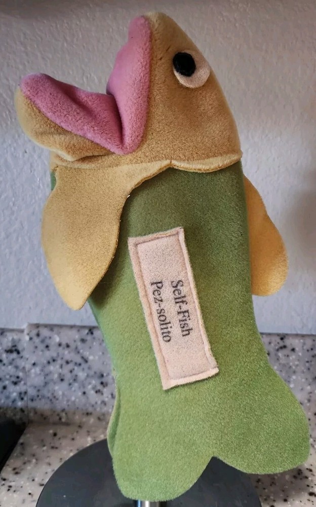 Baby Einstein "Self-Fish" Hand Puppet. VERY RARE