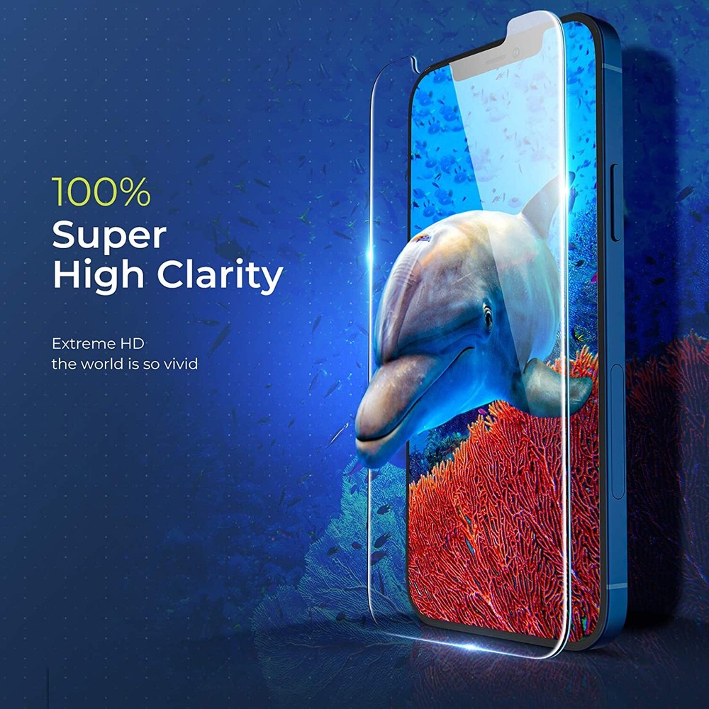 For iPhone 15 14 13 12 Pro Max Tempered Glass Screen Protector Camera Protector