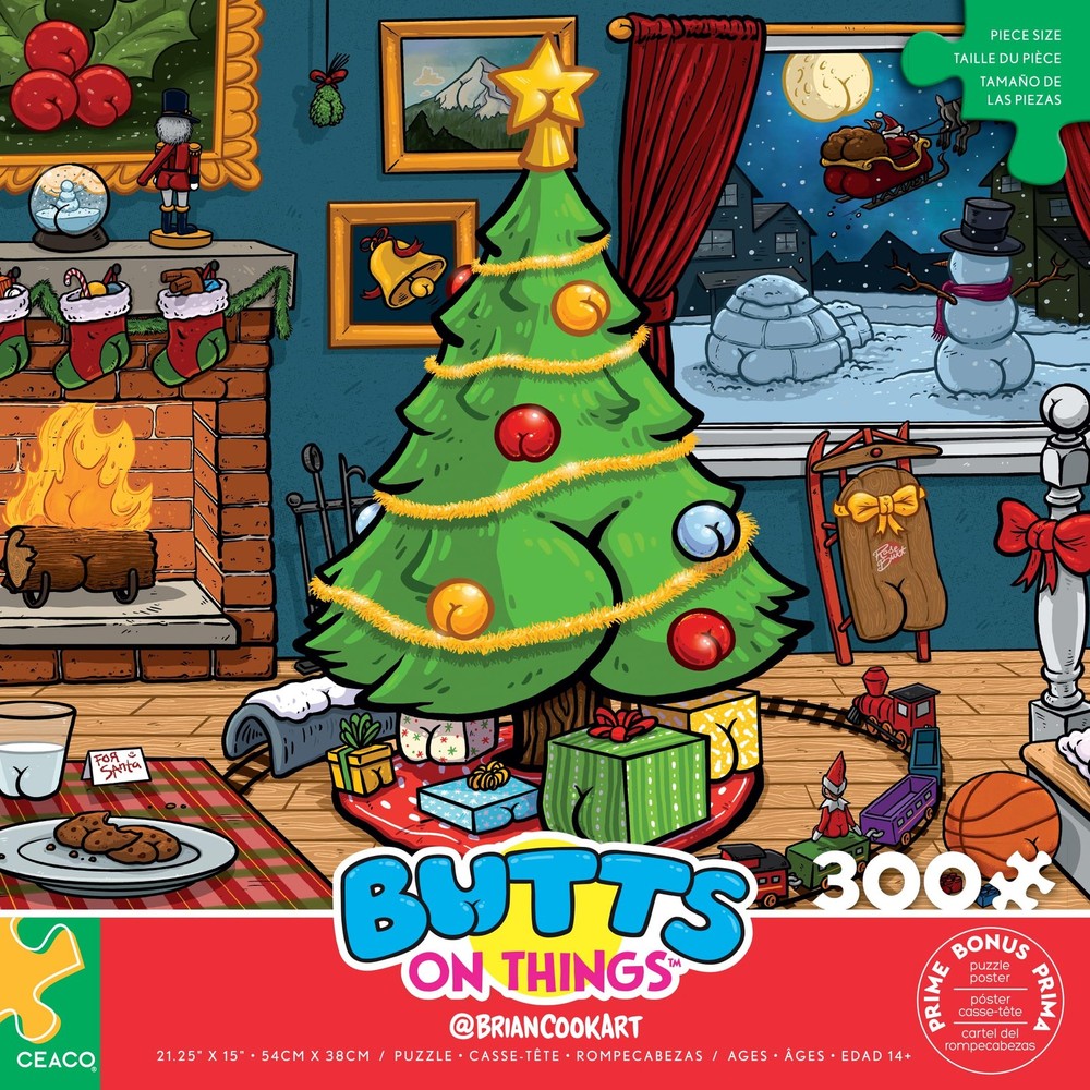 Butts on Things Christmas Puzzle