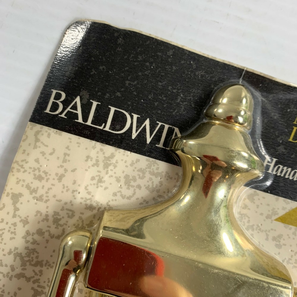 Baldwin Solid Brass Door Knocker 6.5" X 3.5" New