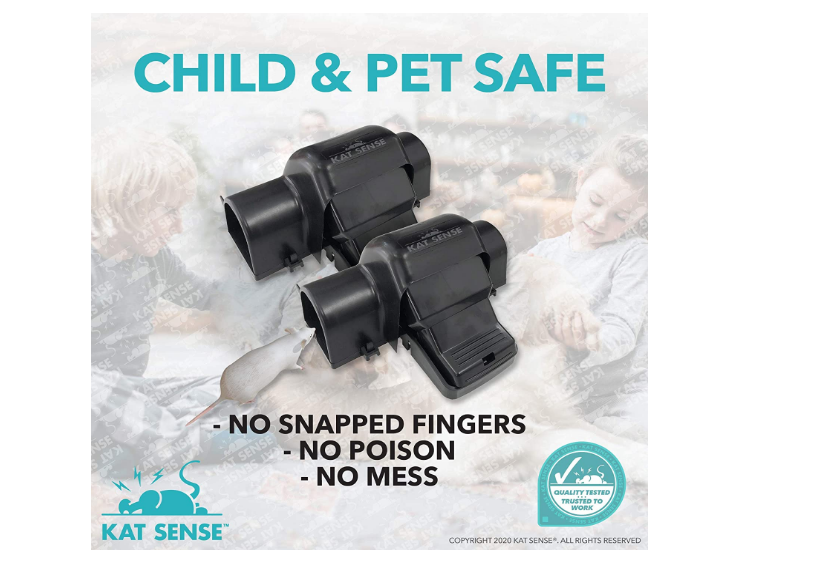 Tunnel Rat Trap Mouse Mice Snap Traps Rodent Catcher Quick Humane Kill Reusable