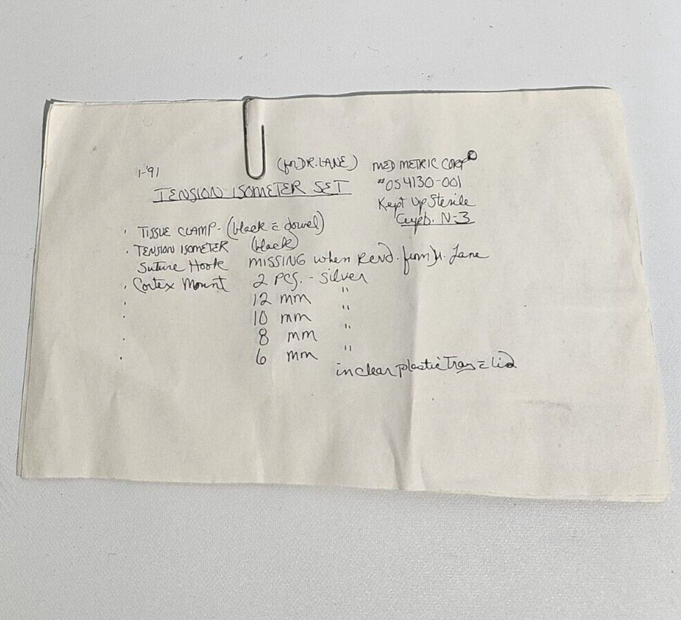 Tension ISOMETER set 054130-001