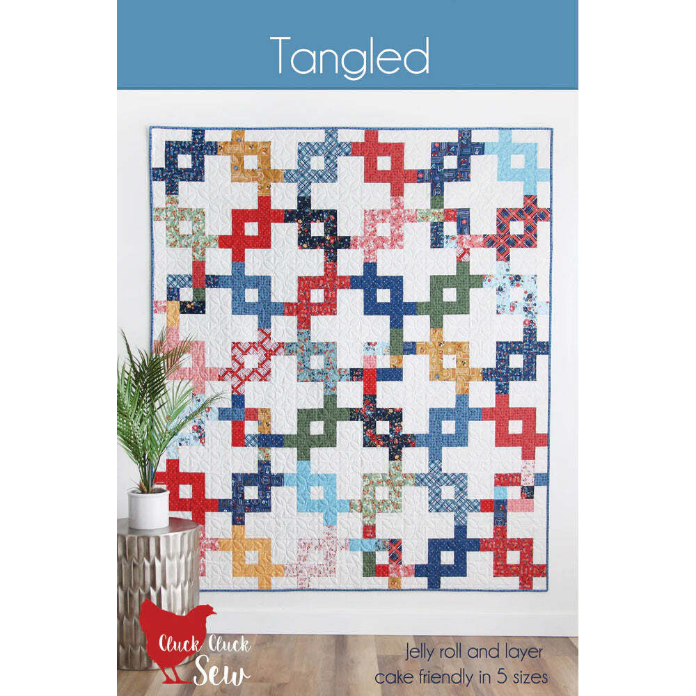Cluck Cluck Sew Tangled Quilt Pattern