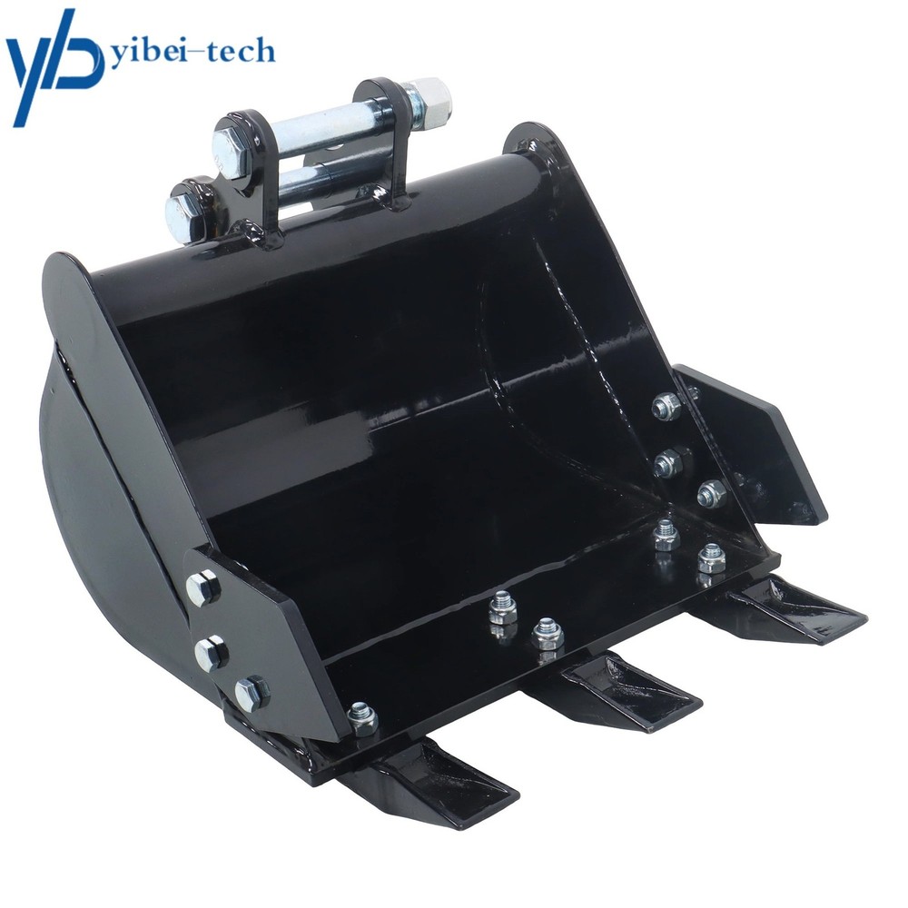 Mini Excavator 400mm Tooth Bucket Digger Machine Attachment With Teeth
