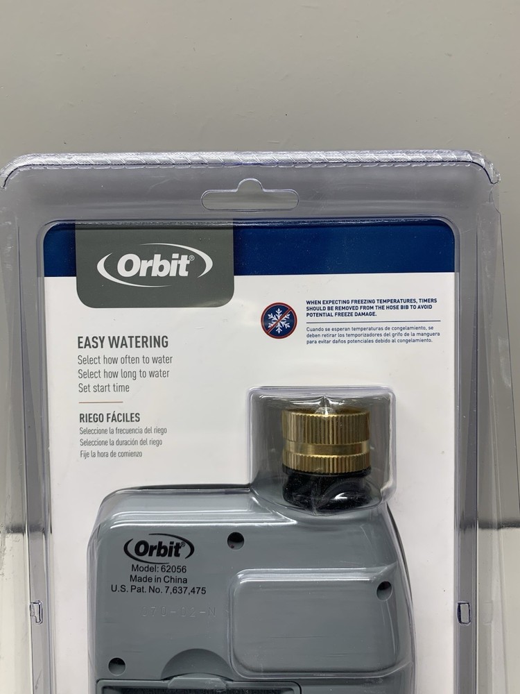 Orbit 62056 Single Dial 1 Port Digital Hose Faucet Programmable Timer