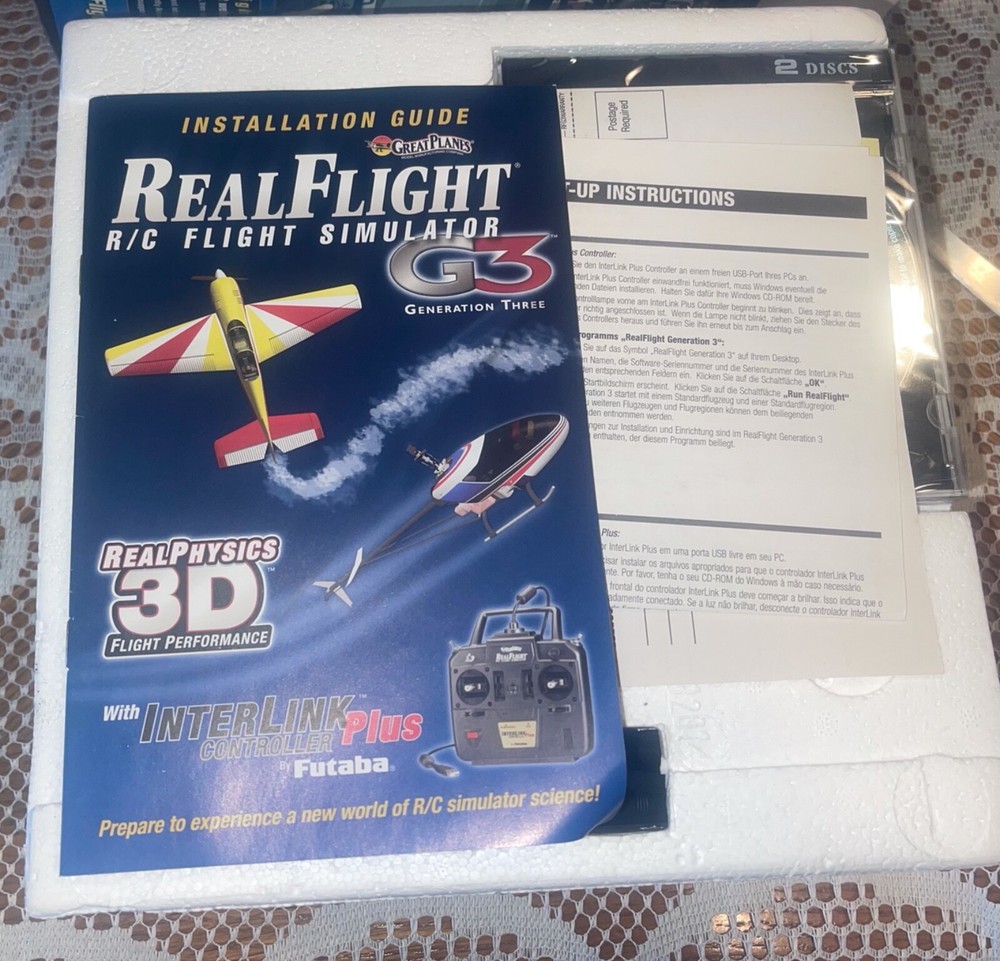 REAL FLIGHT RC FLIGHT SIMULATOR G3 REMOTE GPMZ4400