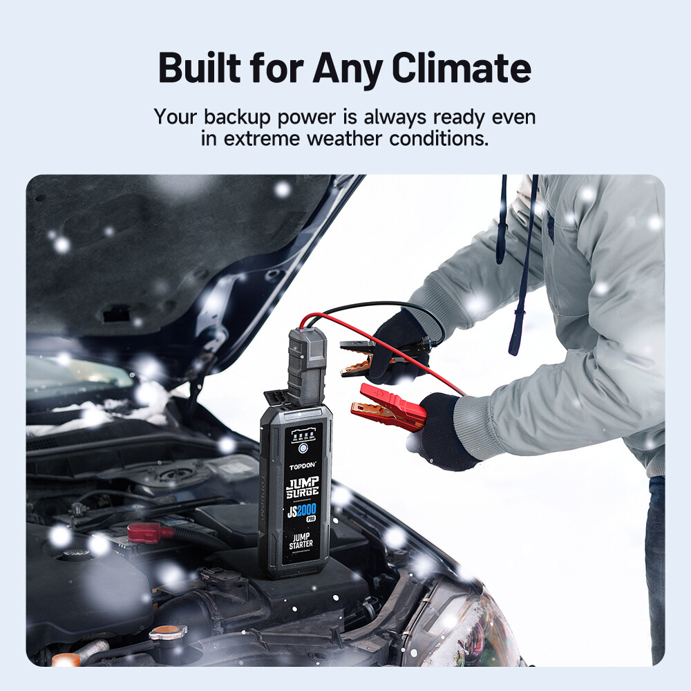 🔥TOPDON JS2000PRO New Generation TOPDON Multi-Functional Emergency Jump Starter