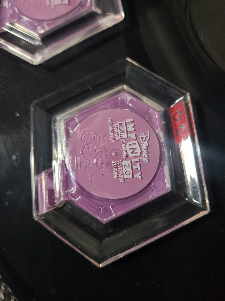 2 Used Disney Infinity 2.0 Marvel Power-Up Disc Groot No Original Packaging