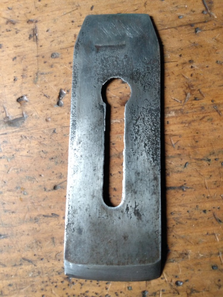 Ohio Tool Co , 2-1/4" single taper plane blade.
