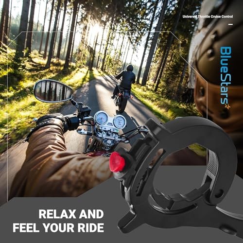 Throttle Cruise Control/Motorcycle Throttle Lock - Universal Compatible with