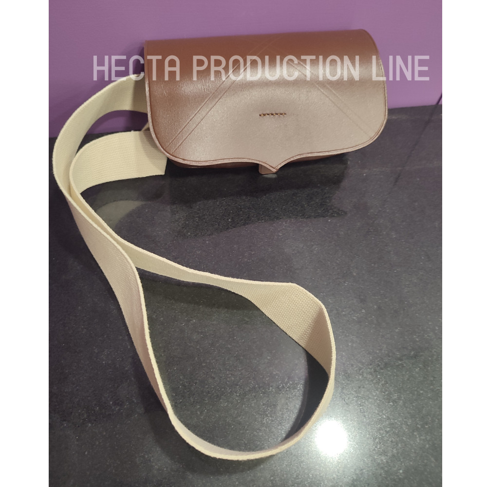 18th Century Revolutionary War Cartridge Box – Genuine Brown Leather Replica