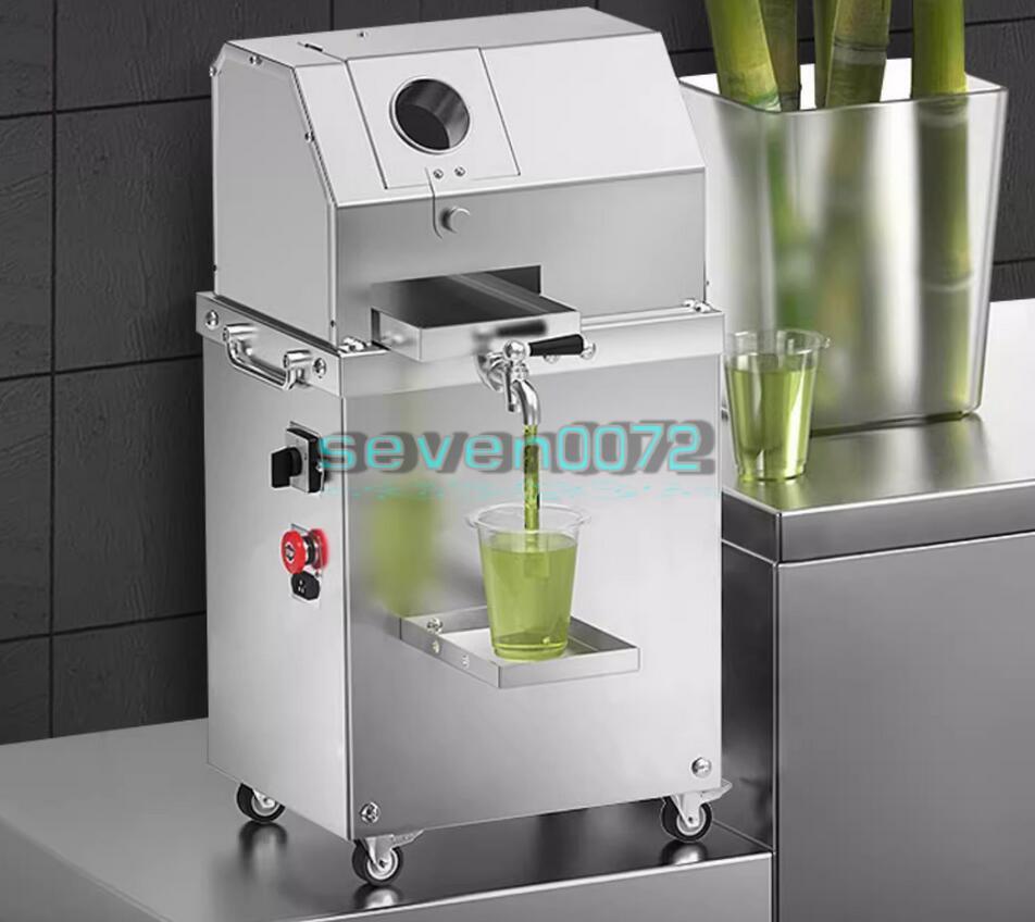 Automatic Electric Sugar Cane Juicer Sugarcane Juice Press Machine 220V