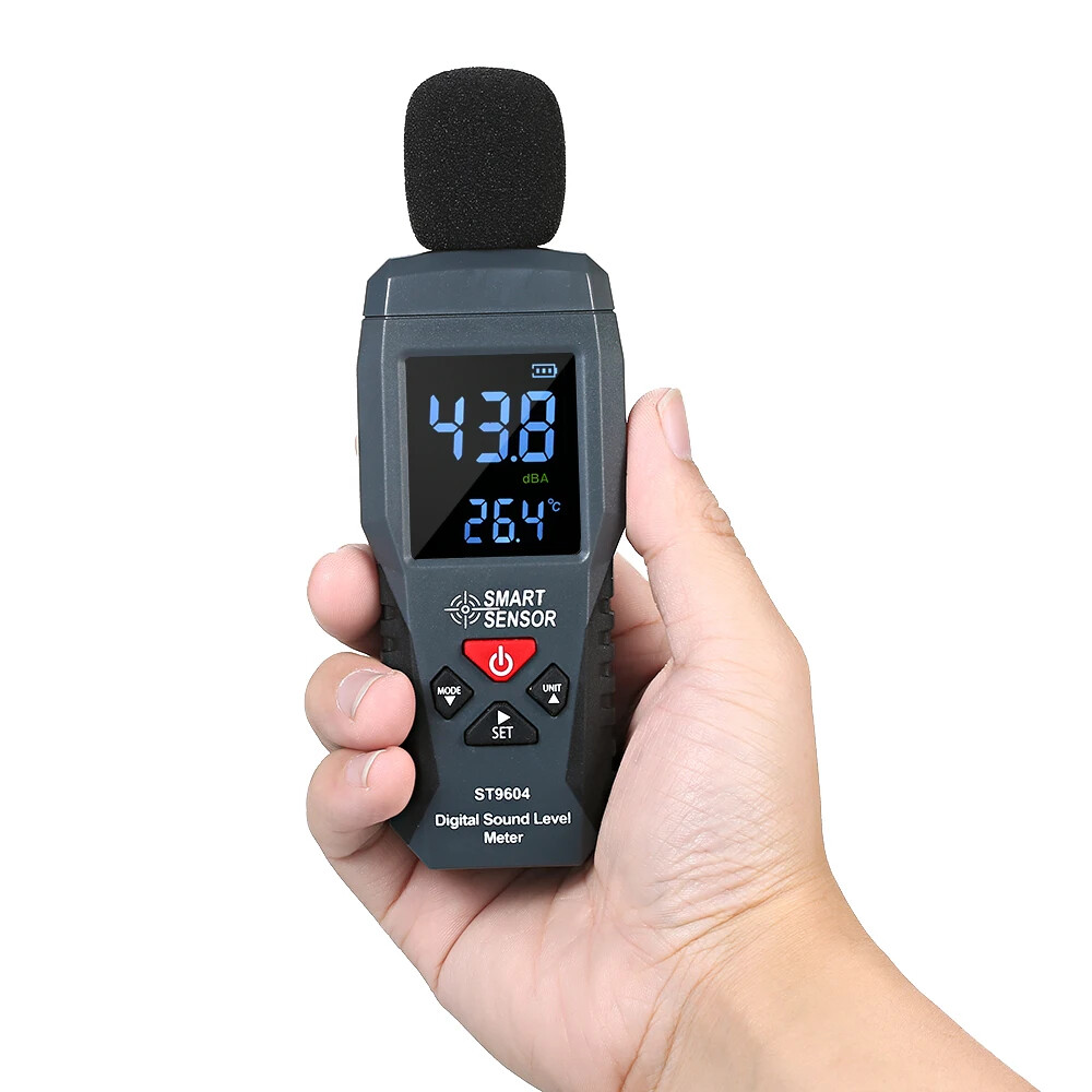 Digital Sound Level Meter With Temperature Measurement Function Sponge