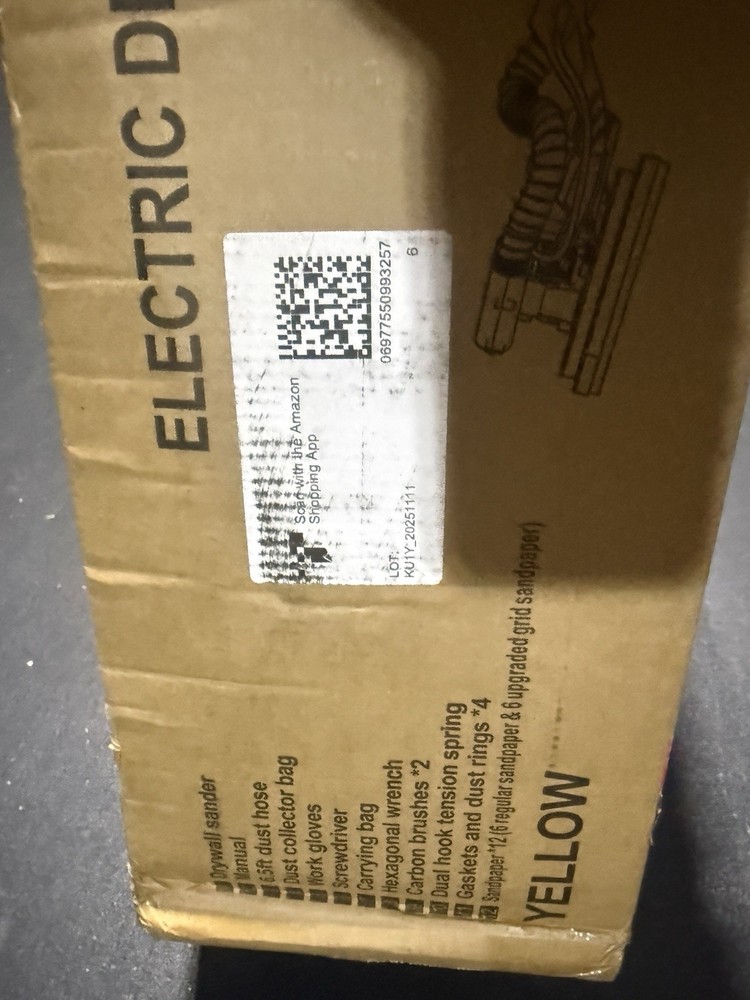 Drywall Sander Tool, 8.5 Amp Popcorn Ceiling Removal Tool with 7 Variable Spe...