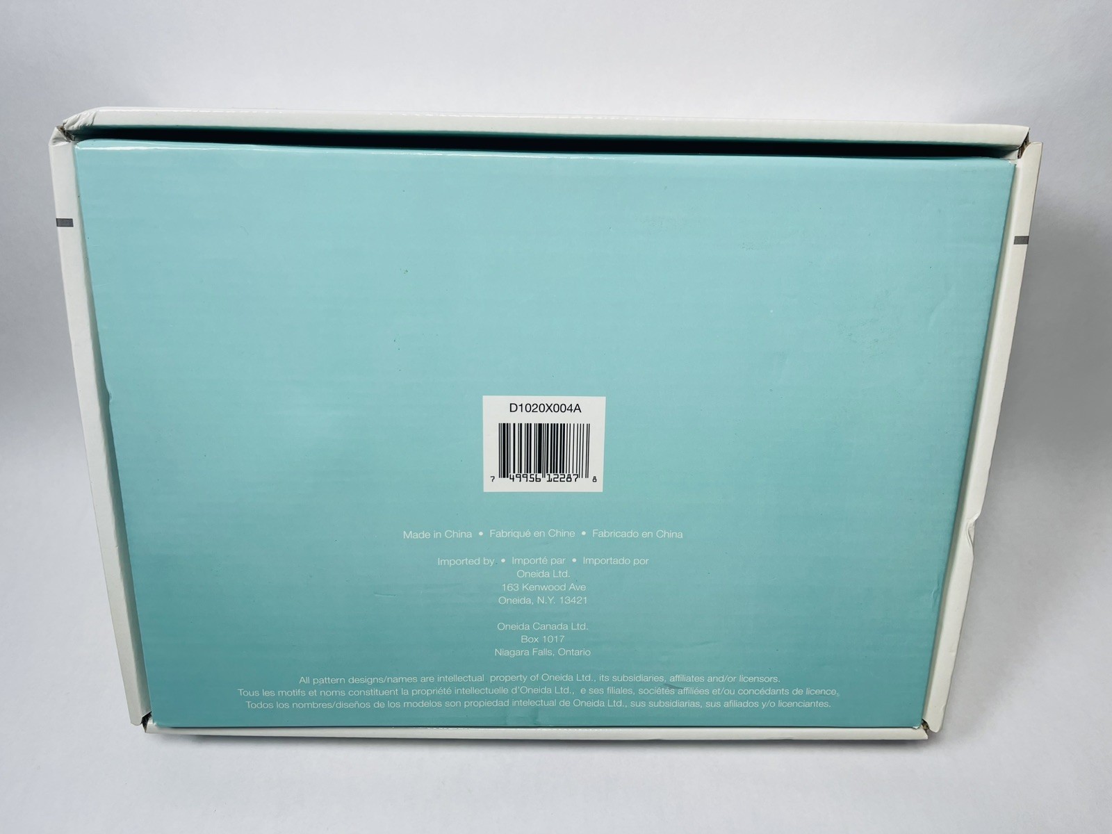 Oneida ABC Animal 4 Piece Children's Dinnerware Set Porcelain Great Gift