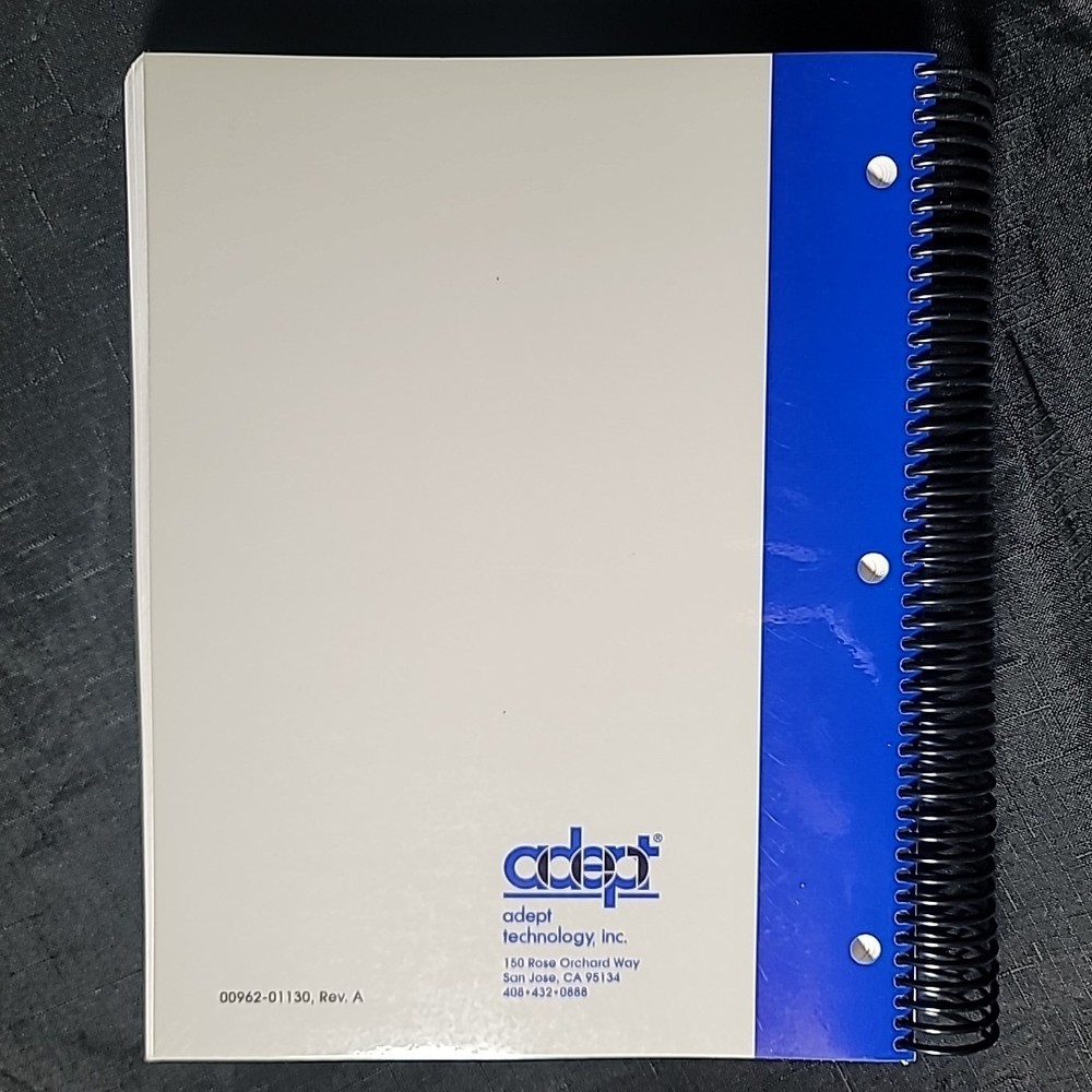 Adept Technology V+ Language Users Guide Version 12.1 Robotic Programming V Plus