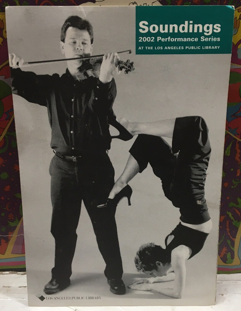 Ray Manzarek Autogroaphed Soundings 2002 Performance Series Program