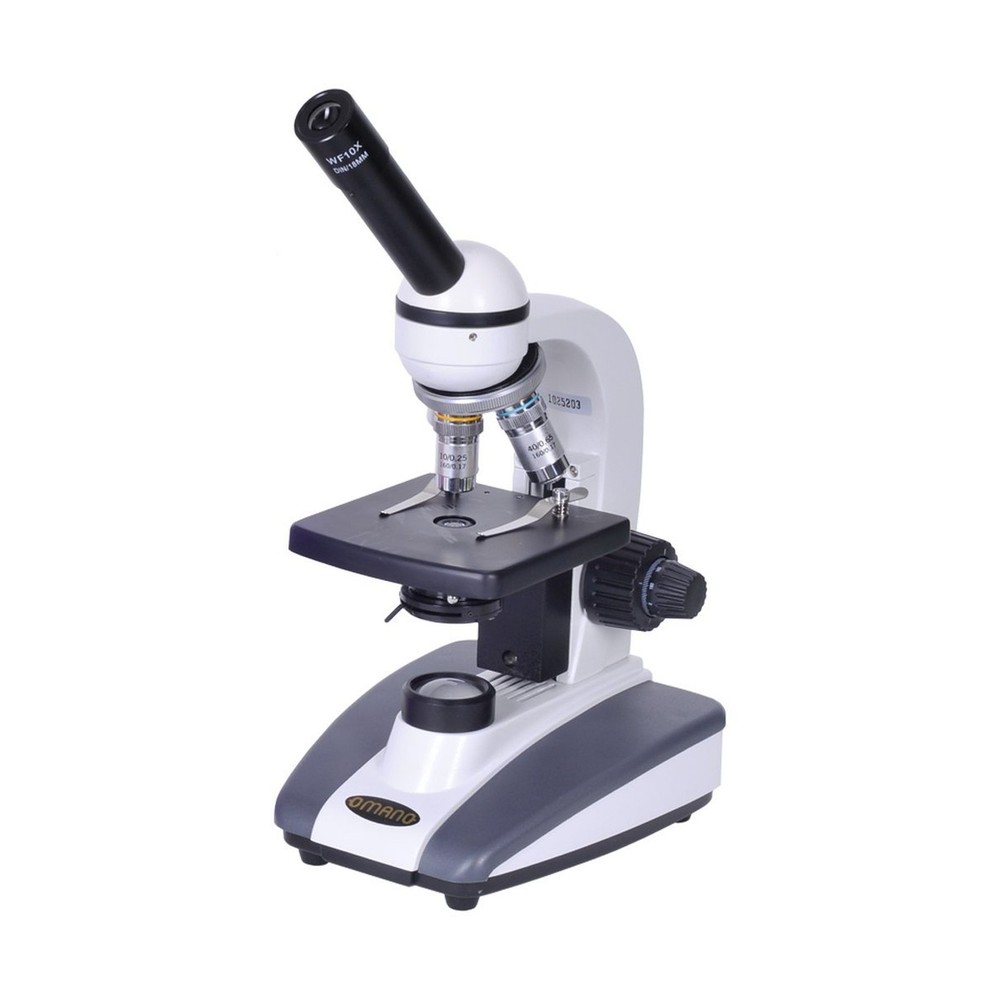 Omano OM136-C - 40x-400x - Premium Monocular - Student Compound Microscope - ...