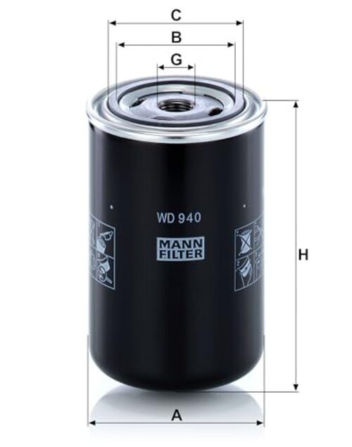 WD940 Spin-On Hydraulic Filter
