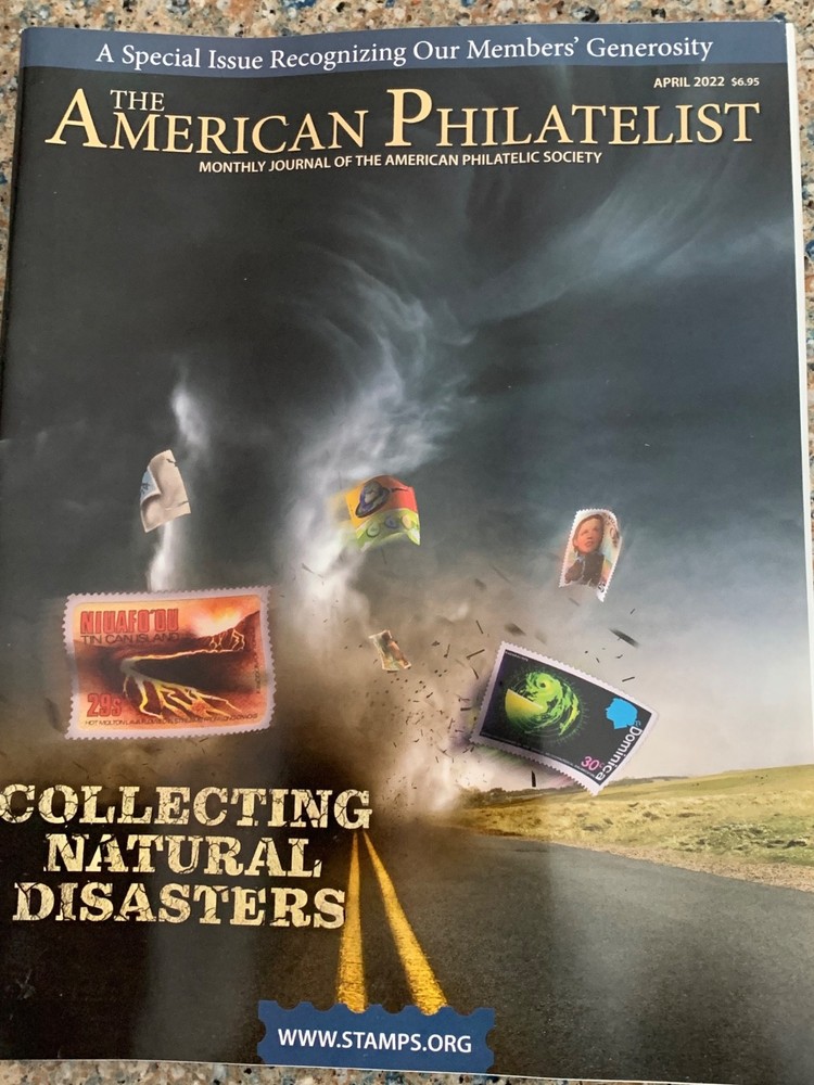 American Philatelist Magazine  2022,  April