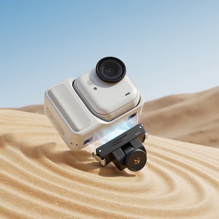 Camera Adjustable Magnetic Quick-Release Adapter Base For Insta360 GO Ultra