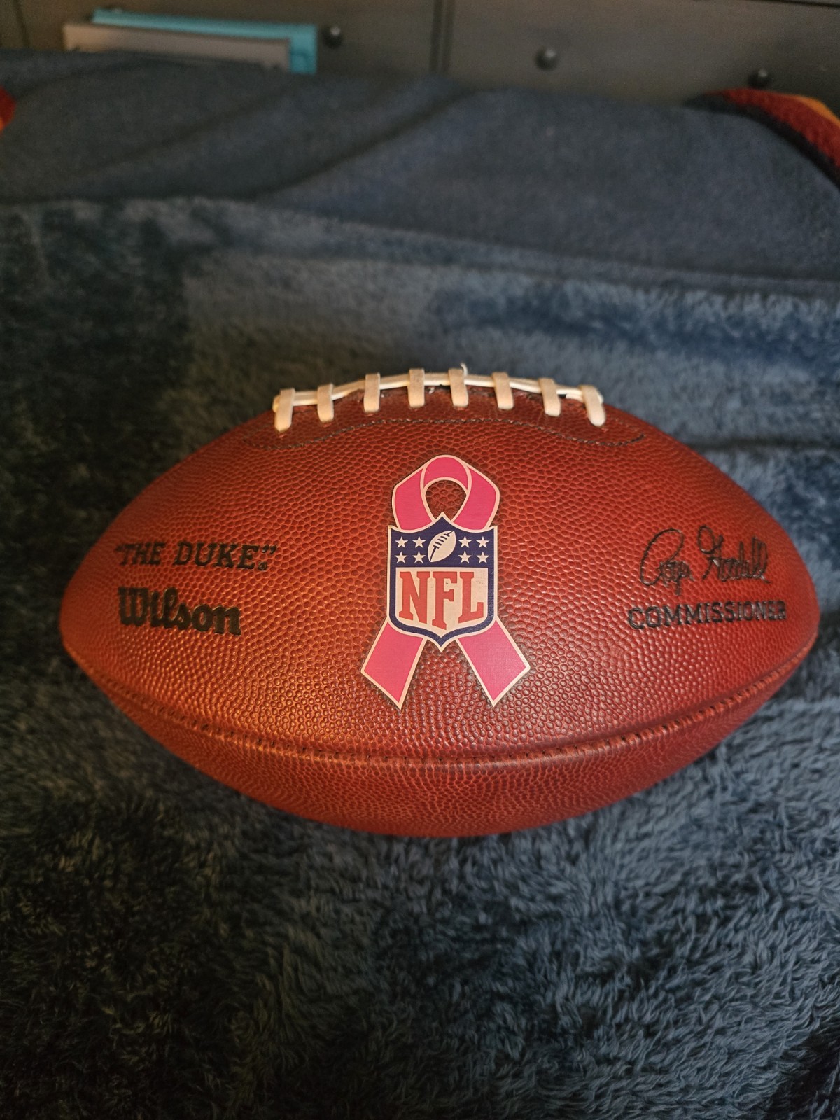 Wilson Breast Cancer Awareness Game Used K Football
