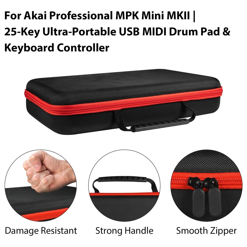 Carrying Protective Case for Akai Professional MPK Mini MK3 MKII Controller