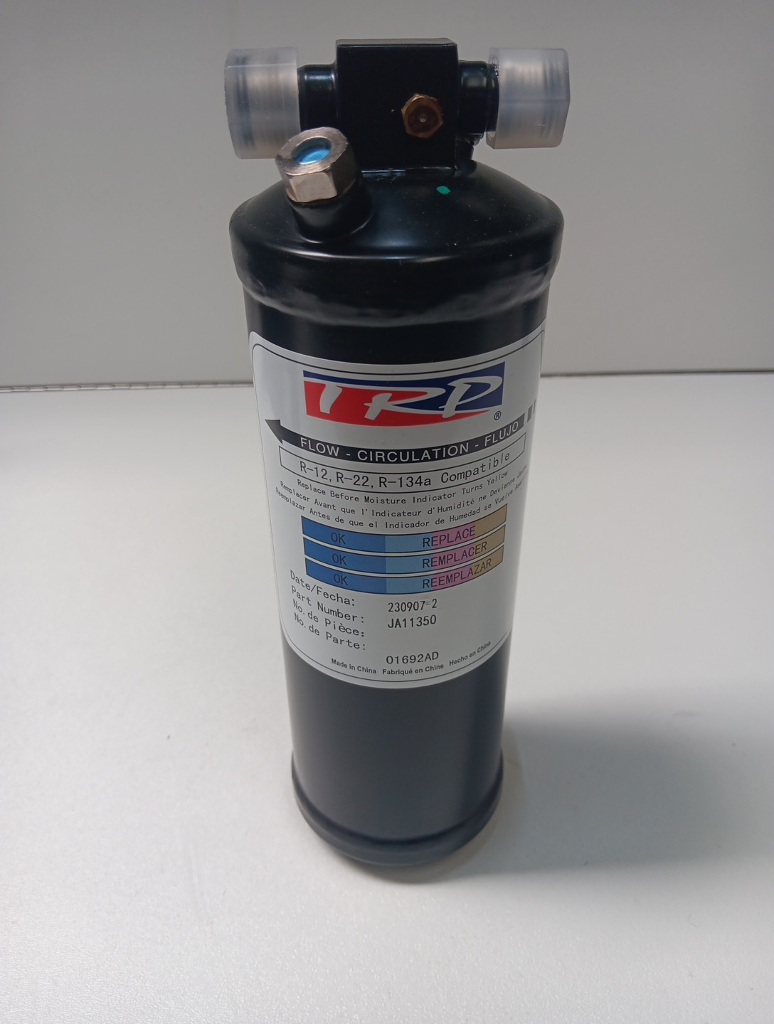 TRP JA11350 RECEIVER DRYER 3"x10" | R12/R134a COMPATIBLE A/C HVAC KENWORTH - PB