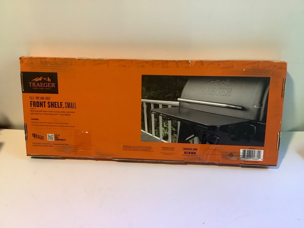 Traeger BAC760 P.A.L Pop-and-Lock Front Shelf Small