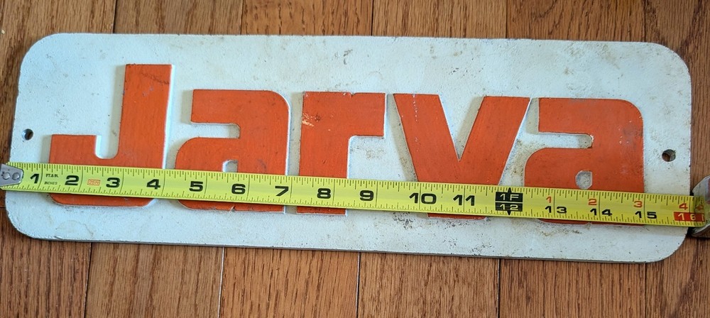 Jarva Mining Equipment Steel Name Plate