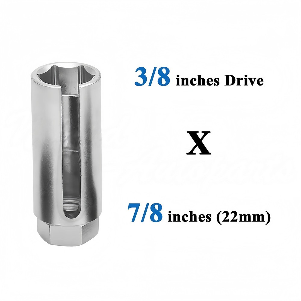 5Pcs Oxygen Sensor Socket Vacuum Wrench O2 M12 M18 Tool Renew Thread Chaser Set