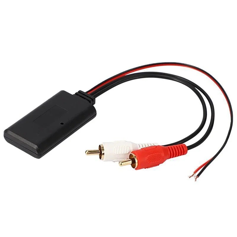 Car Audio Stereo Bluetooth AUX Receiver Module 2 RCA Interface Cable Adapter