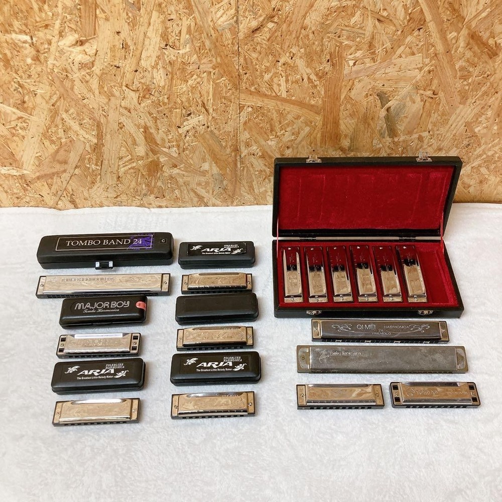 Harmonica 16 piece set bulk  aria tombo majorboy