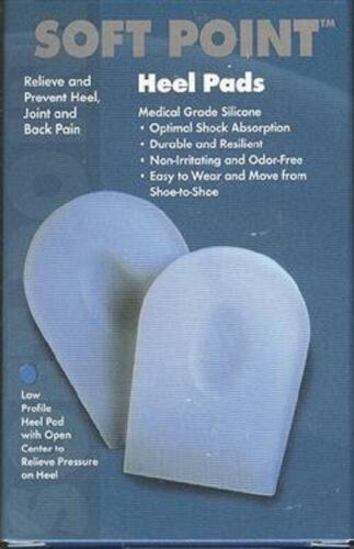 SoftPoint Silicone Heel Pads. Small. No Color
