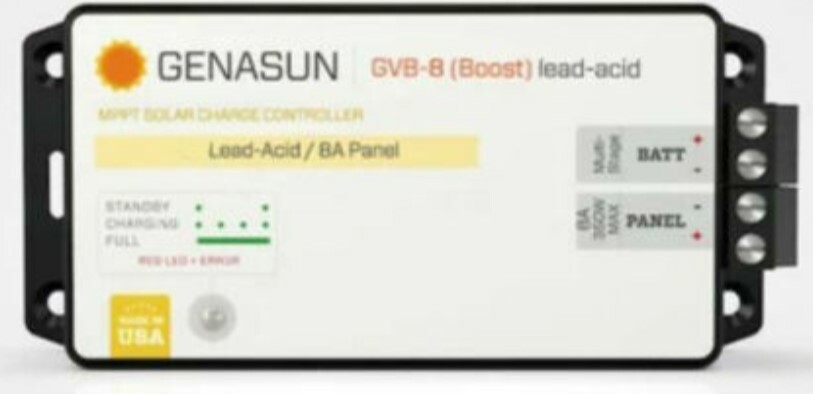 GENASUN GVB-8-PB-36V MPPT CHARGE CONTROL VOLTAGE BOOST 36 VDC 8A