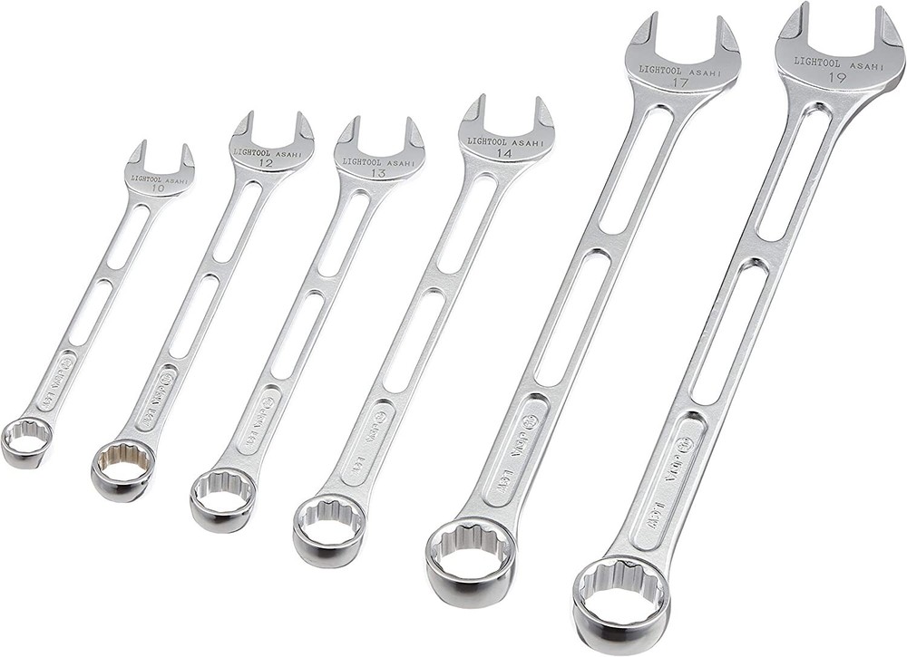 Asahi Ultra Light Combination Wrench Set LIGHTOOL LEWS6