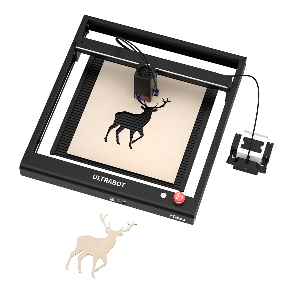 Tronxy 20W Laser Most Powerful Engraving Precision Print + Rotating Roller 400MM